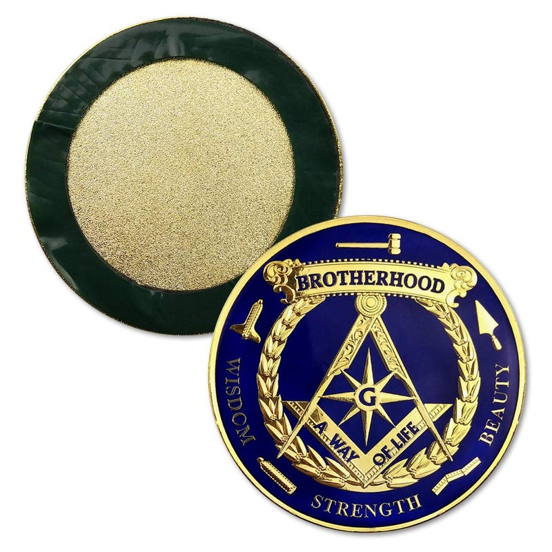 deDecoml Masonic Brotherhood Metal Car Emblem Mason Accessories - Image 3